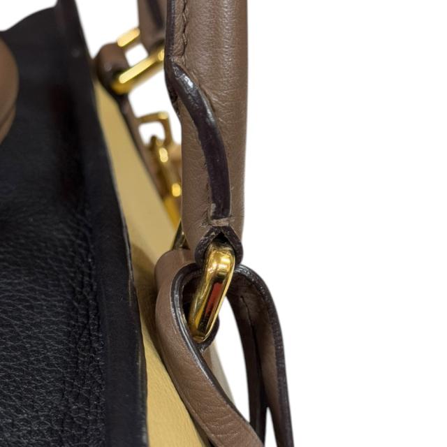 ロエベ アマソナ28 ハンドバッグ レザー 352.69LA03 ベージュ レディース LOEWE  中古 R&Kリサイクルキング