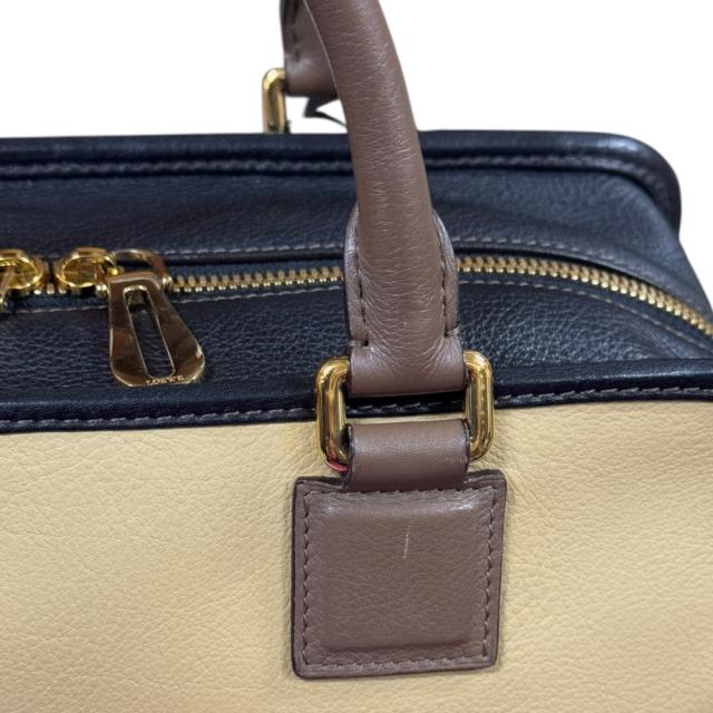ロエベ アマソナ28 ハンドバッグ レザー 352.69LA03 ベージュ レディース LOEWE  中古 R&Kリサイクルキング