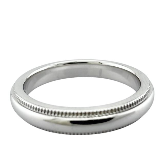 ティファニー ミルグレイン リング 指輪 6.5号 Pt950プラチナ