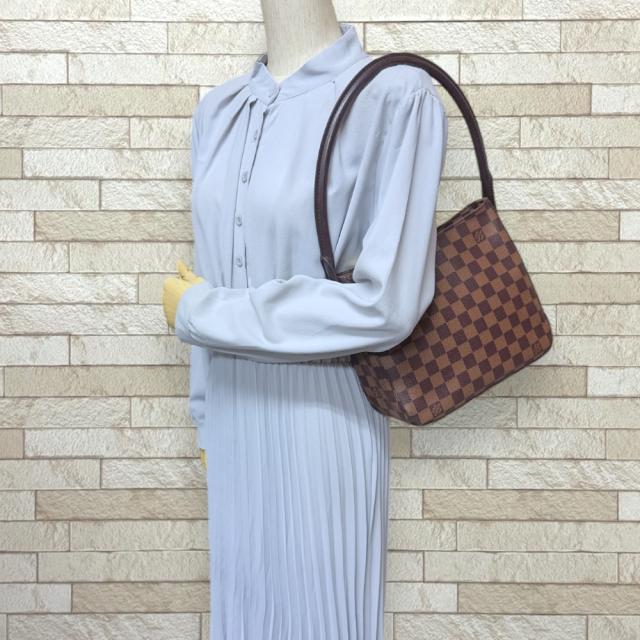 ルイヴィトン ルーピングMM SPO ダミエ ショルダーバッグ ダミエ