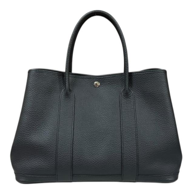 エルメス ガーデンパーティPM トートバッグ ネゴンダ ブラック レディース HERMES  中古 R&Kリサイクルキング