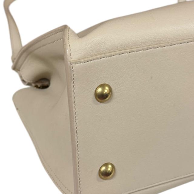 サンローラン プチバカス Yライン ショルダーバッグ レザー 311210 ベージュ レディース SAINT LAURENT 中古 R&Kリサイクルキング_9