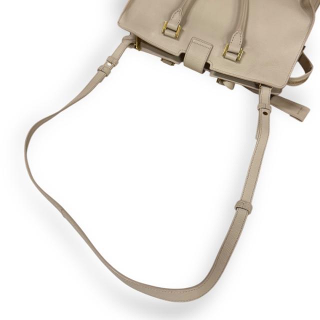 サンローラン プチバカス Yライン ショルダーバッグ レザー 311210 ベージュ レディース SAINT LAURENT 中古 R&Kリサイクルキング_15