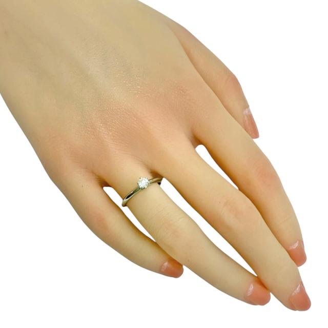 TIFFANY & CO. ティファニー リング Pt950 9 4800725M0133 TIFFANY & CO. 【ティファニー】Pt950ダイヤリング (NO.304523