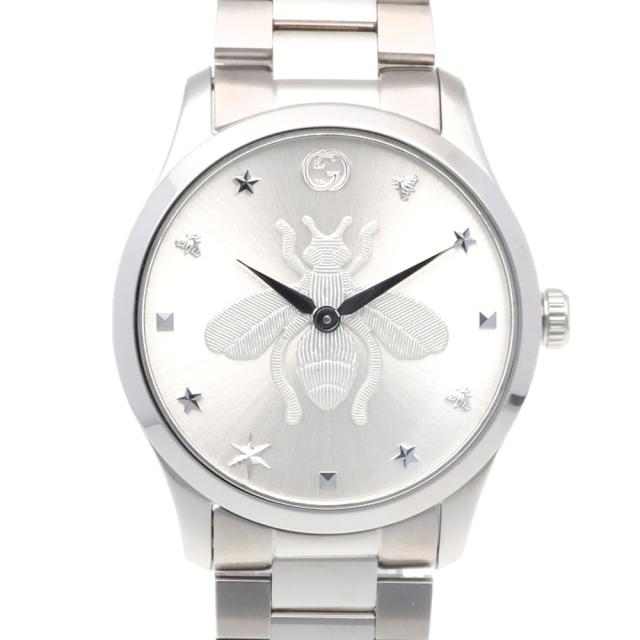 グッチ Gタイムレス 腕時計 時計 ステンレススチール 126.4(YA1264126) クオーツ メンズ 1年保証 GUCCI  中古 R&Kリサイクルキング