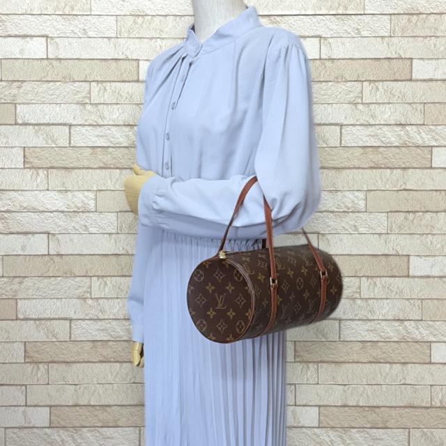 ルイヴィトン パピヨン26 モノグラム ハンドバッグ モノグラムキャンバス M51366 ブラウン レディース LOUIS VUITTON 中古 R&Kリサイクルキング_1