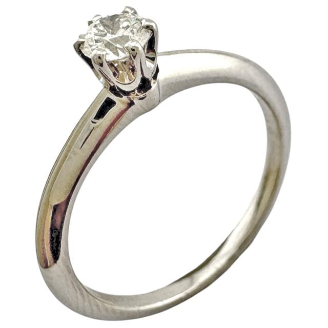 リング 指輪 11号 Pt950プラチナ ダイヤモンド 0.22ct レディース 中古  