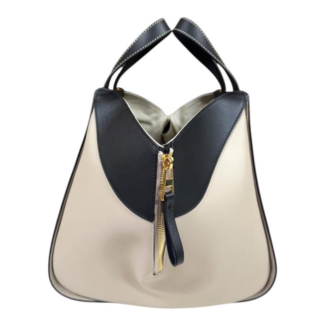 ロエベ ハンモック スモール ショルダーバッグ レザー 387.30PS35 ベージュ レディース LOEWE  中古 R&Kリサイクルキング