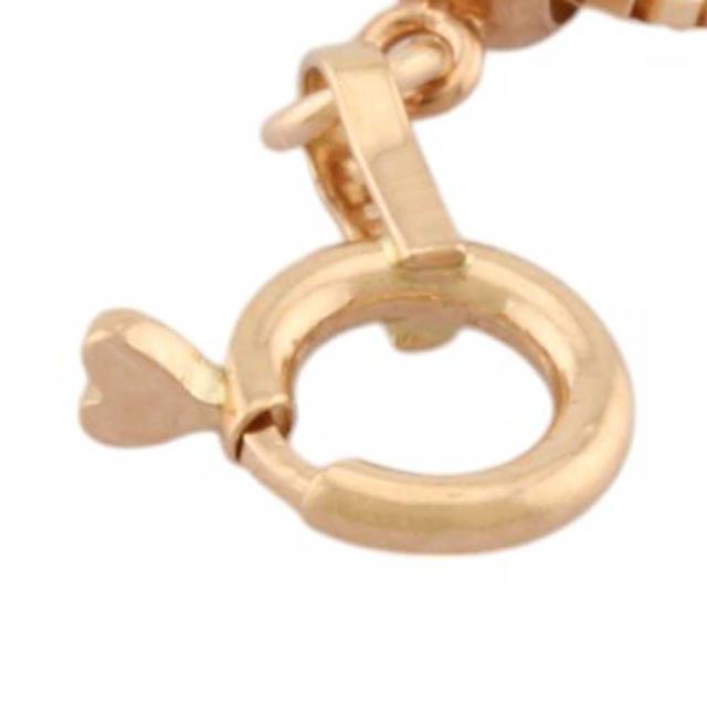 【1円スタート！】K18ピンクゴールド スライド式 アジャスターチェーン 44cm アズキチェーン あずきチェーン 18金★長さ調整可能♪