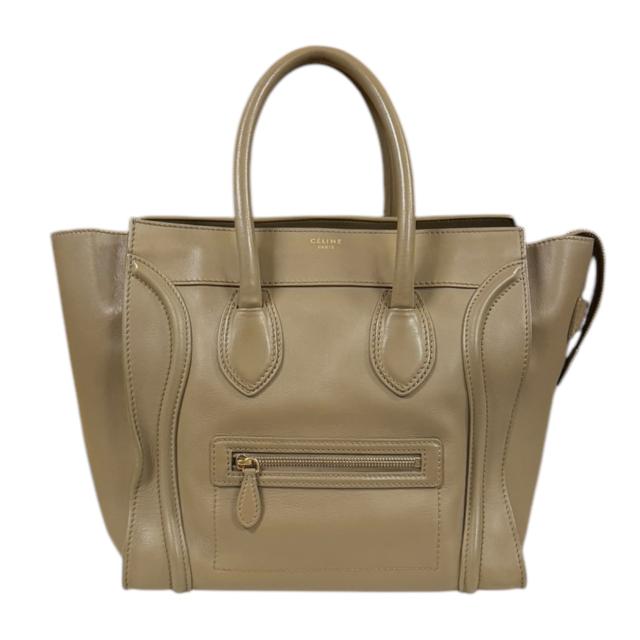 CELINE ラゲージミニショッパー CELINE - 【CELINE】セリーヌ ラゲージ マイクロショッパー S-SA