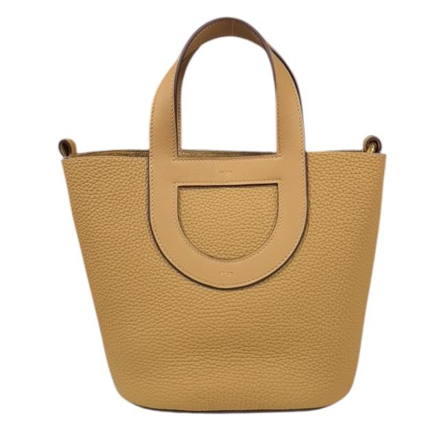 エルメス イン ザ ループ18 ハンドバッグ トリヨンクレマンス ブラウン レディース HERMES  中古 R&Kリサイクルキング