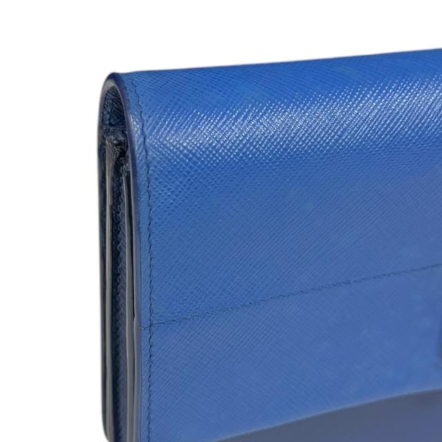 プラダ サフィアーノ ショルダーバッグ レザー BT1020 ブルー