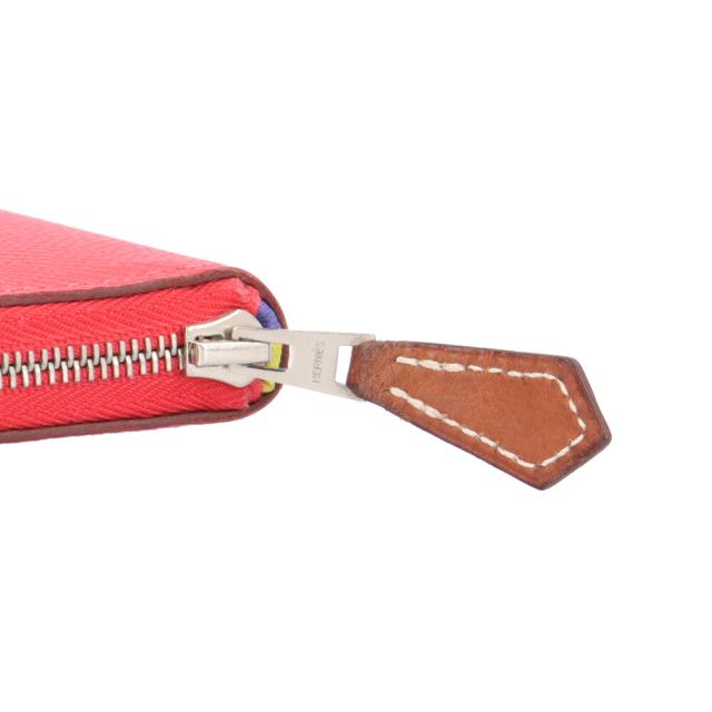 エルメス アザップロングシルクイン 長財布 ヴォーエプソン レディース HERMES 中古 R&Kリサイクルキング