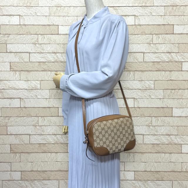 グッチ GGキャンバス ショルダーバッグ GGキャンバス 449413 ベージュ レディース GUCCI  中古 R&Kリサイクルキング グッチ GGキャンバス ショルダーバッグ GGキャンバス 449413 ベージュ