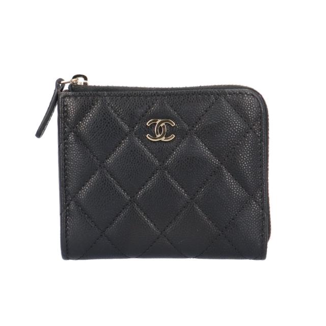シャネル スモールウオレット マトラッセ コインケース キャビアスキン AP3999 レディース CHANEL 中古 R&Kリサイクルキング
