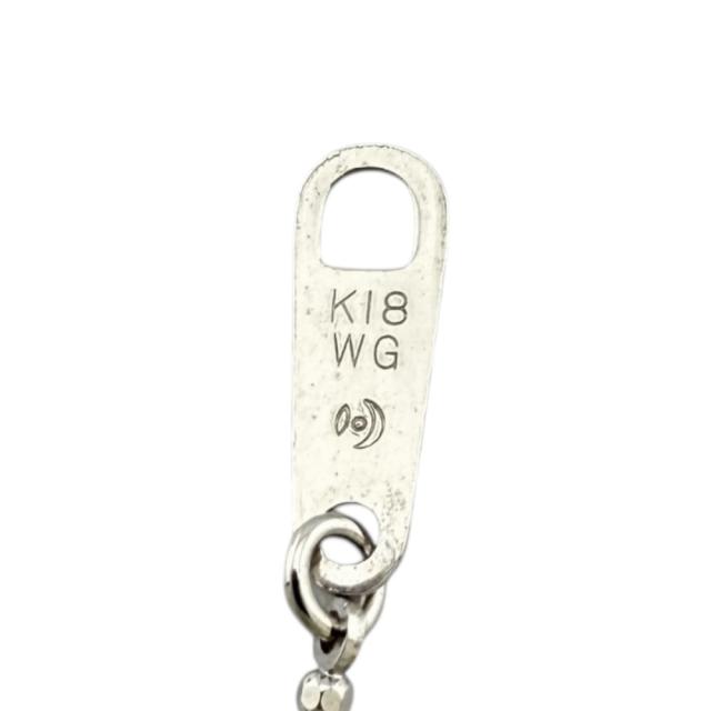 タサキ ネックレス 18金 K18ホワイトゴールド モルガナイト レディース TASAKI 中古 R&Kリサイクルキング