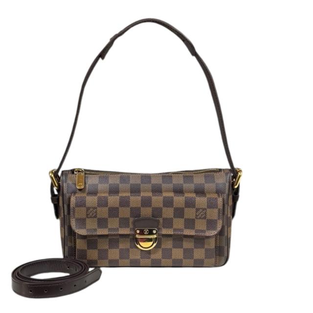 ルイヴィトン ラヴェッロGM ダミエ ショルダーバッグ ダミエキャンバス N60006 ブラウン レディース LOUIS VUITTON 中古 R&Kリサイクルキング