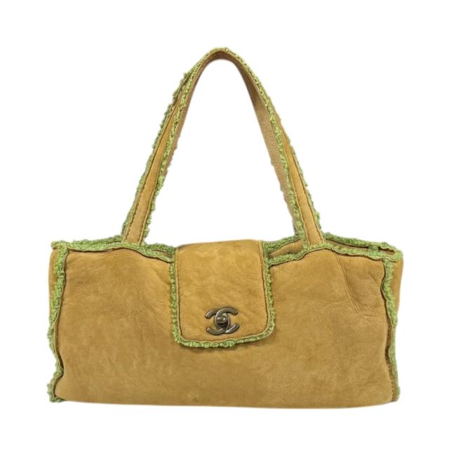 シャネル ハンドバッグ ムートン A11746 ブラウン レディース CHANEL  中古 R&Kリサイクルキング