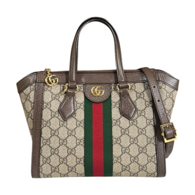 グッチ スモール オフィディア ショルダーバッグ GGスプリームキャンバス 547551 ベージュ レディース GUCCI 中古 R&Kリサイクルキング