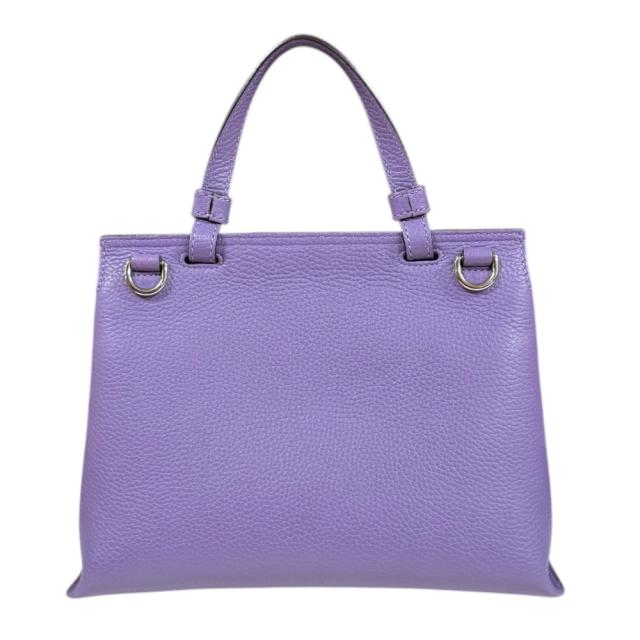 グッチ デイリー バンブー ショルダーバッグ レザー 370831 パープル レディース GUCCI 中古 R&Kリサイクルキング_2