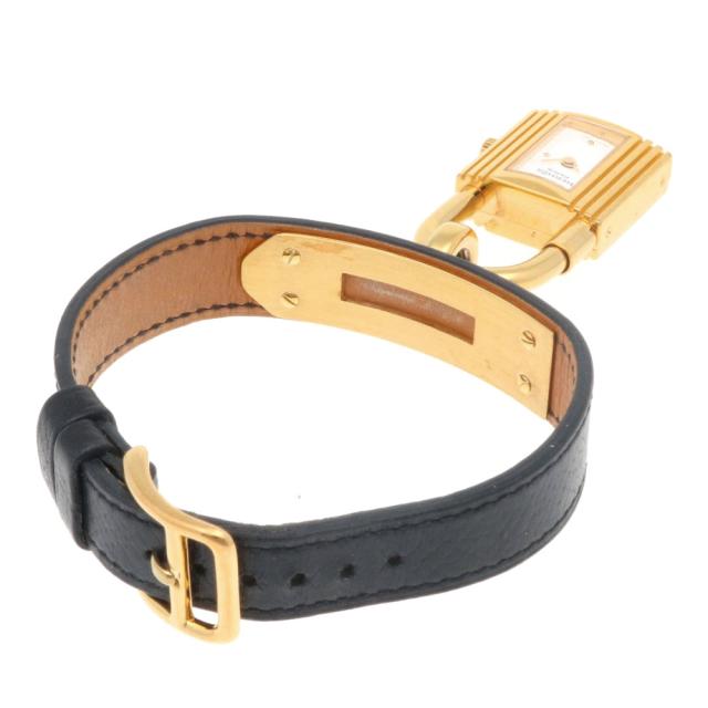 エルメス ケリーウォッチ 腕時計 クオーツ ゴールド文字盤 ステンレス  