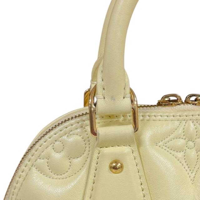 ルイヴィトン アルマBB ソフト バブルグラム ショルダーバッグ レザー M59821 イエロー レディース LOUIS VUITTON  中古 ルイヴィトン アルマBB ソフト バブルグラム ショルダーバッグ レザー