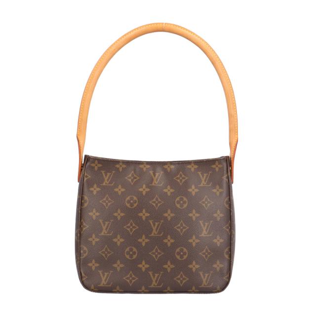 ルイヴィトン ルーピングMM モノグラム ショルダーバッグ モノグラムキャンバス M51146 ブラウン レディース LOUIS VUITTON  中古 R&Kリサイクルキング