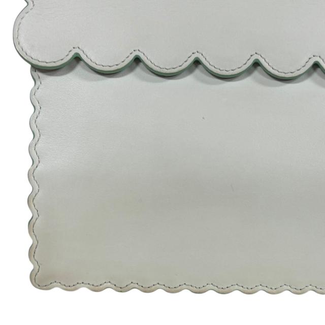 フェンディ キャナイ ショルダーバッグ レザー 8BT283 ホワイト