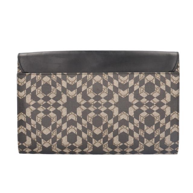 グッチ カレイドスター GGスプリーム クラッチバッグ PVC 406725 ベージュ メンズ GUCCI 中古 R&Kリサイクルキング_2