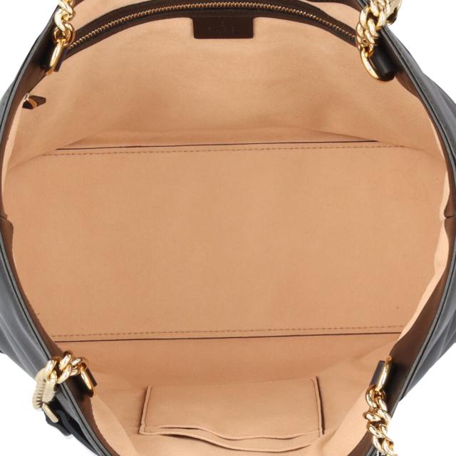 グッチ チェーントート トートバッグ レザー 453561 ブラック