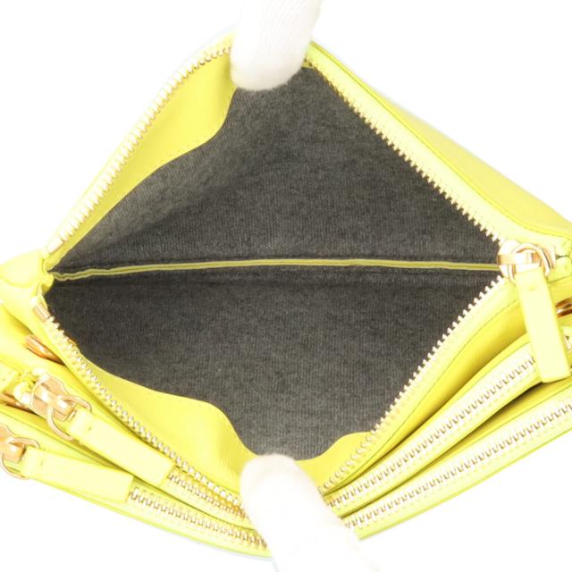 CELINEバーガンディ レザー ハンドバッグ ゴールド金具 CELINE