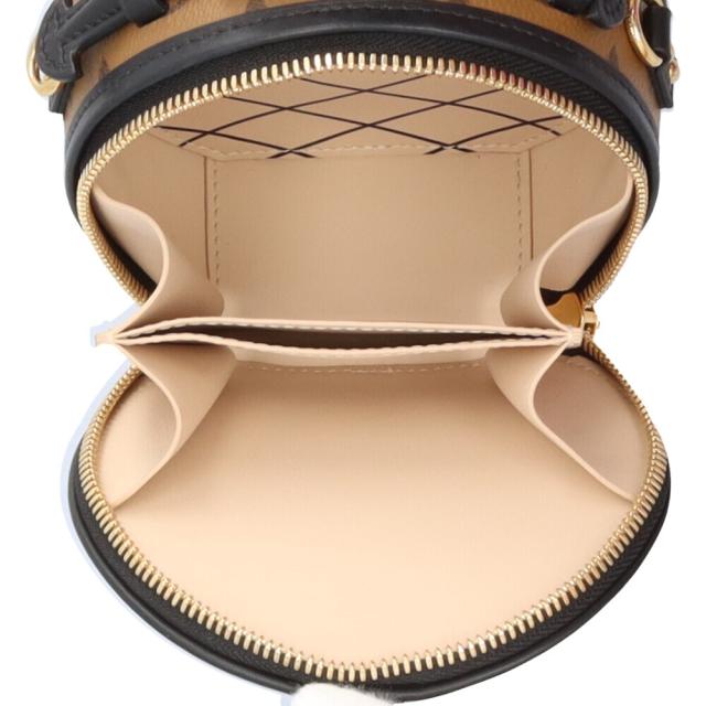 美品】FURLA アテナ レザー 巾着 ショルダーバッグ 2way グレー FURLA