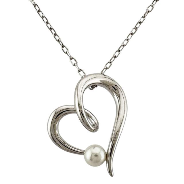 ミキモト ネックレス 18金 K18ホワイトゴールド パール レディース MIKIMOTO  中古 R&amp;Kリサイクルキング