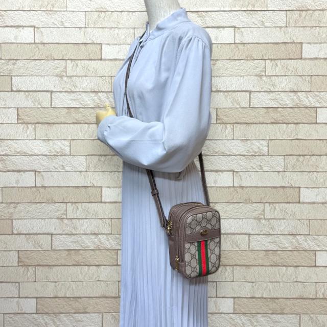 グッチ ミニポシェット オフィディア ショルダーバッグ GGスプリーム