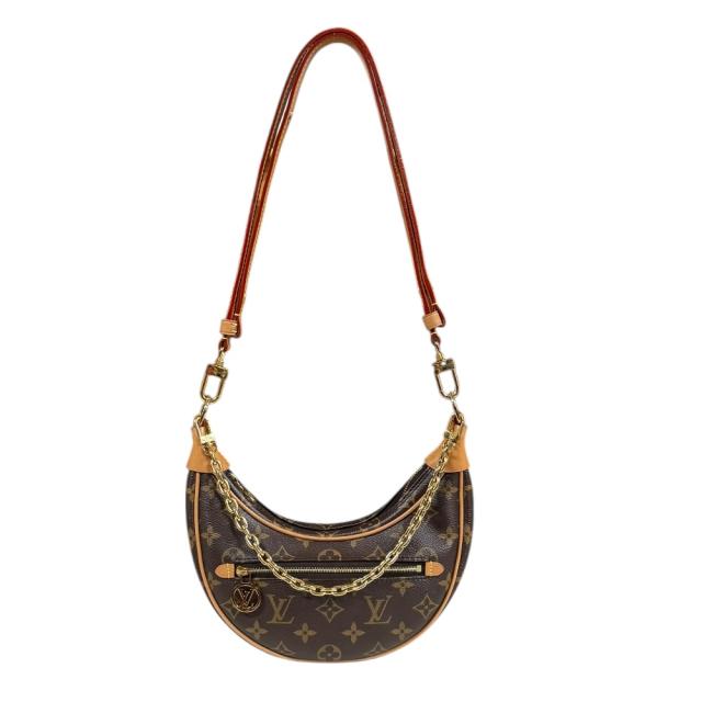 ルイヴィトン ループ モノグラム ショルダーバッグ モノグラムキャンバス M81098 ブラウン レディース LOUIS VUITTON  中古 R&Kリサイクルキング