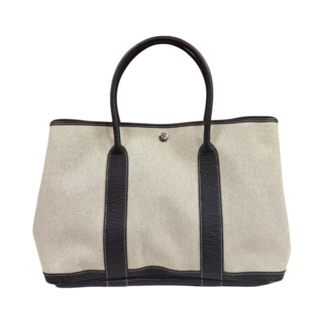 エルメス ガーデンパーティPM トートバッグ トワルアッシュ ベージュ ユニセックス HERMES  中古 R&Kリサイクルキング