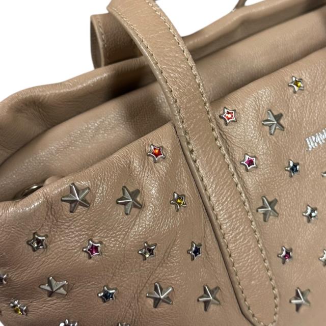 ジミーチュウ スタースタッズ ミニサラ ショルダーバッグ レザー