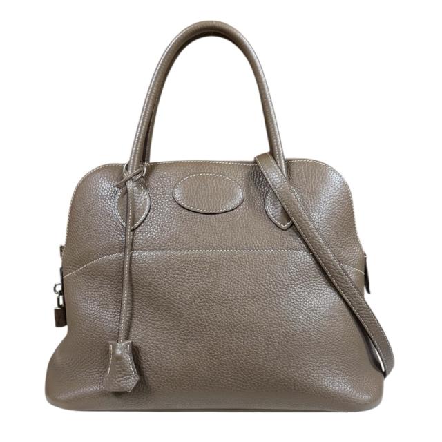 エルメス ボリード31 ショルダーバッグ トリヨンクレマンス グレー レディース HERMES  中古 R&Kリサイクルキング