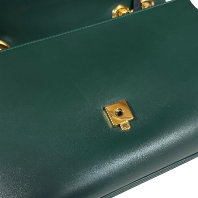 グッチ ラジャ ショルダーバッグ レザー 537241 グリーン レディース