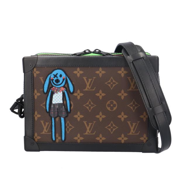 ルイヴィトン LVフレンドソフトトランク モノグラムマカサー ショルダーバッグ モノグラムキャンバス M45619 ブラウン ユニセックス LOUIS VUITTON  中古 R&Kリサイクルキング