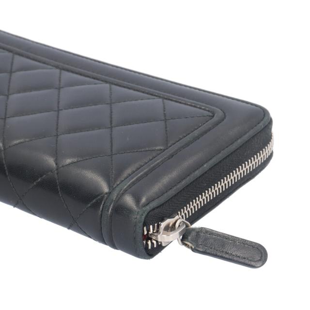 シャネル マトラッセ 長財布 ラムスキン レディース CHANEL 中古 R&Kリサイクルキング_10