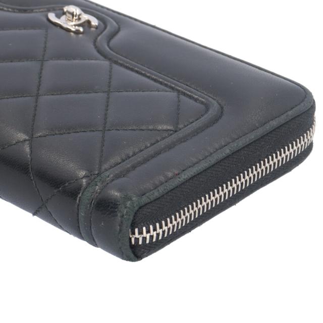 シャネル マトラッセ 長財布 ラムスキン レディース CHANEL 中古 R&K 