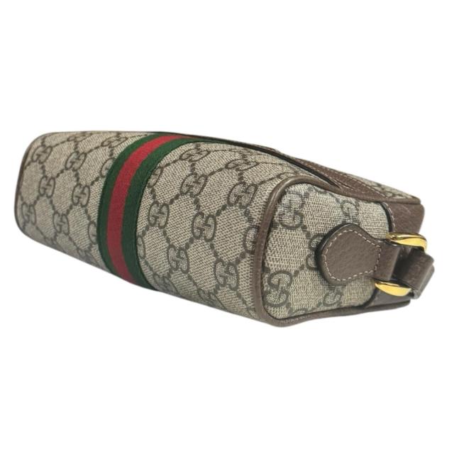 グッチ ミニバッグ オフィディア ショルダーバッグ GGスプリームキャンバス 517350 ブラウン レディース GUCCI  中古 R&Kリサイクルキング グッチ ミニバッグ オフィディア ショルダーバッグ GGスプリーム
