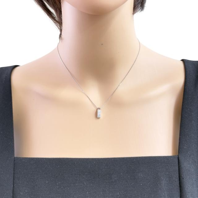 ネックレス Pt850プラチナ ダイヤモンド レディース 中古 R&K 