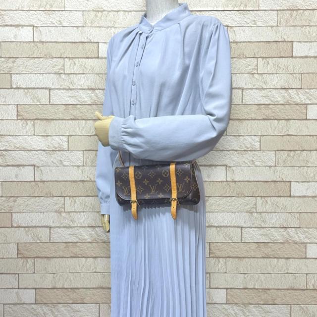 ルイヴィトン ポシェットマレル モノグラム ウエストバッグ モノグラム