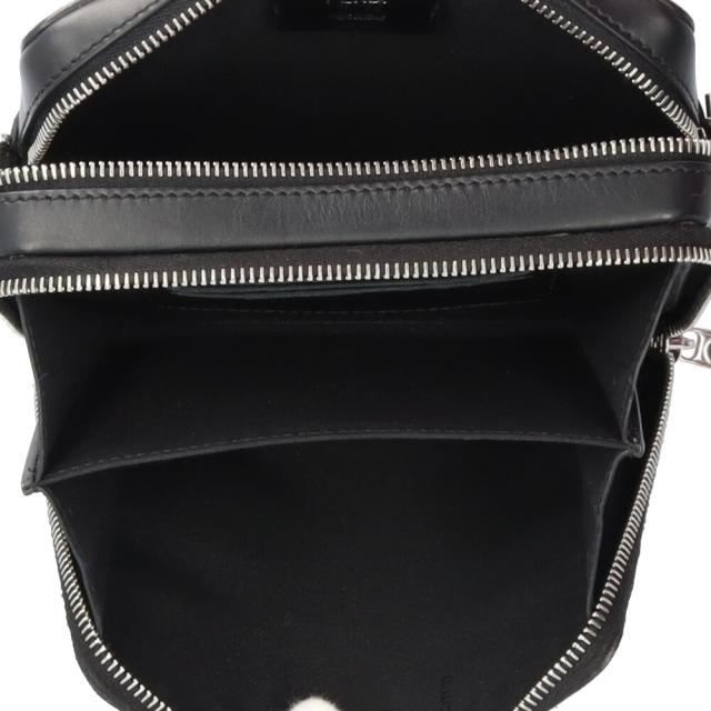 フェンディ スクエアFF カメラケース ショルダーバッグ レザー 7M0357 AFF2 F0GXN ブラック メンズ FENDI 中古 R&Kリサイクルキング_5