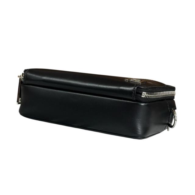 フェンディ スクエアFF カメラケース ショルダーバッグ レザー 7M0357 AFF2 F0GXN ブラック メンズ FENDI 中古 R&Kリサイクルキング_4