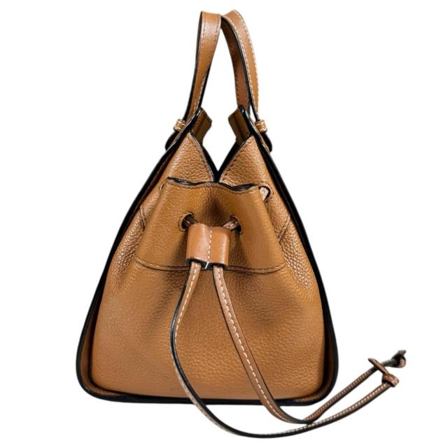 ロエベ ハンモック ドローストリング ミニ ショルダーバッグ レザー