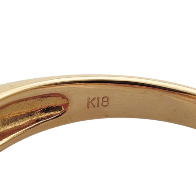 リング 指輪 12号 18金 K18ピンクゴールド ピンクサファイア レディース 中古 R&Kリサイクルキング_6