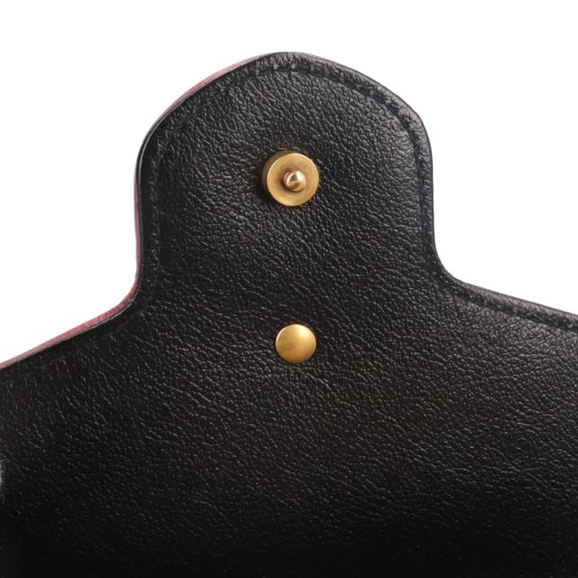 グッチ GGマーモント ショルダーバッグ レザー 573807 ベージュ